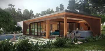 Private, family wellness house