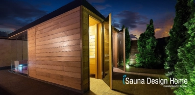 Sauna house with bath and WC