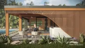 Individual solid wood shades