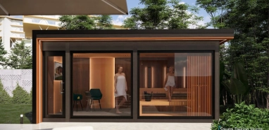 Modern sauna house
