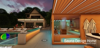 Garden sauna, sauna house Siófok