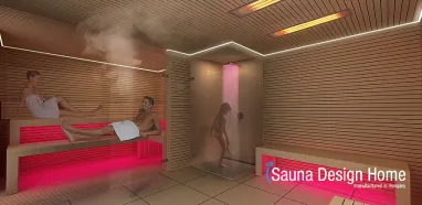 Sauna wellness with bath