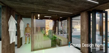 Unique outdoor sauna house Unique outdoor sauna house