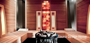 Modern outdoor sauna