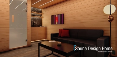Outdoor Finnish sauna production