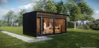 Modern sauna house