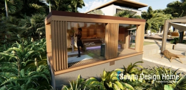Sauna yoga studio