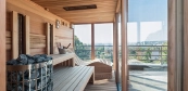 Outdoor sauna