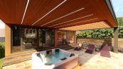 Luxury sauna construction