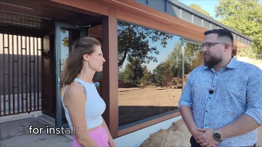 Custom Sauna House Construction - In 40 Hours in Budapest