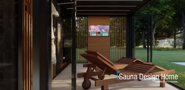 Family sauna house