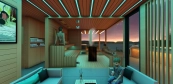 Combined outdoor sauna