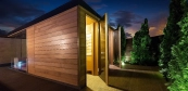 Sauna house with bath and WC
