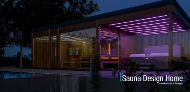  Custom outdoor sauna construction