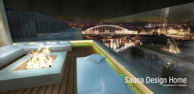 Lounge terrace planning and construction