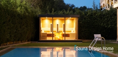Combined outdoor sauna house premium quality