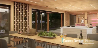 Construction of unique wellness houses Construction of unique wellness houses