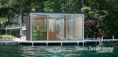 Wellness sauna house