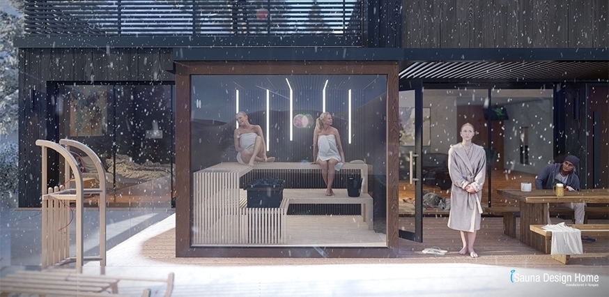 Luxury sauna construction