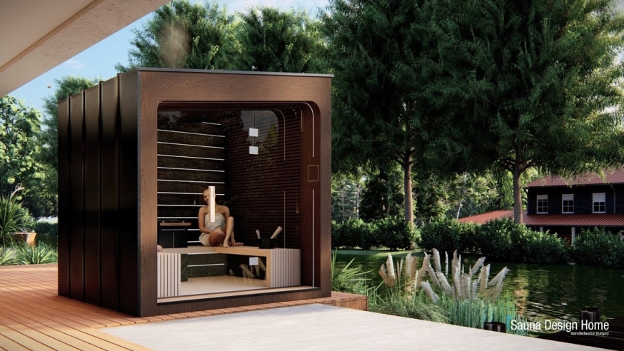 Mirage sauna house: mind-blowing design and multifunctional sauna experience