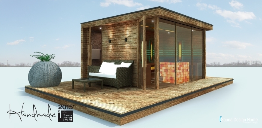 Modern combined sauna house