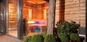 Outdoor comfort sauna