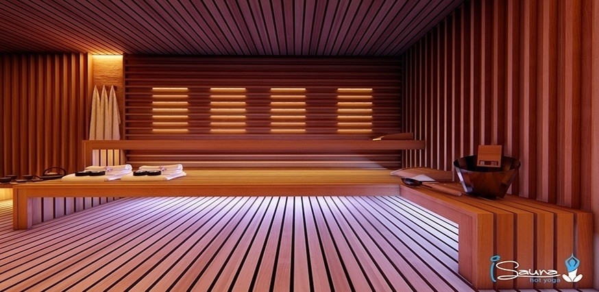 Outdoor panorama sauna