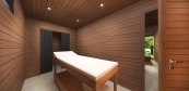 Premium sauna house building