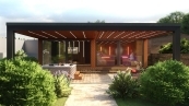 ustom-built modern sauna house